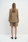 Yana Long Lapel Blazer Khaki