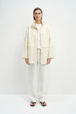 Chérie Oversized Pocket Jacket Egret