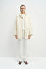 Chérie Oversized Pocket Jacket Egret