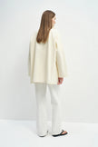 Chérie Oversized Pocket Jacket Egret