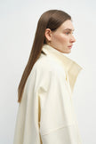 Chérie Oversized Pocket Jacket Egret