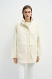 Chérie Oversized Pocket Jacket Egret