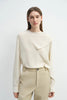 Thea Scarf Neck Top Egret