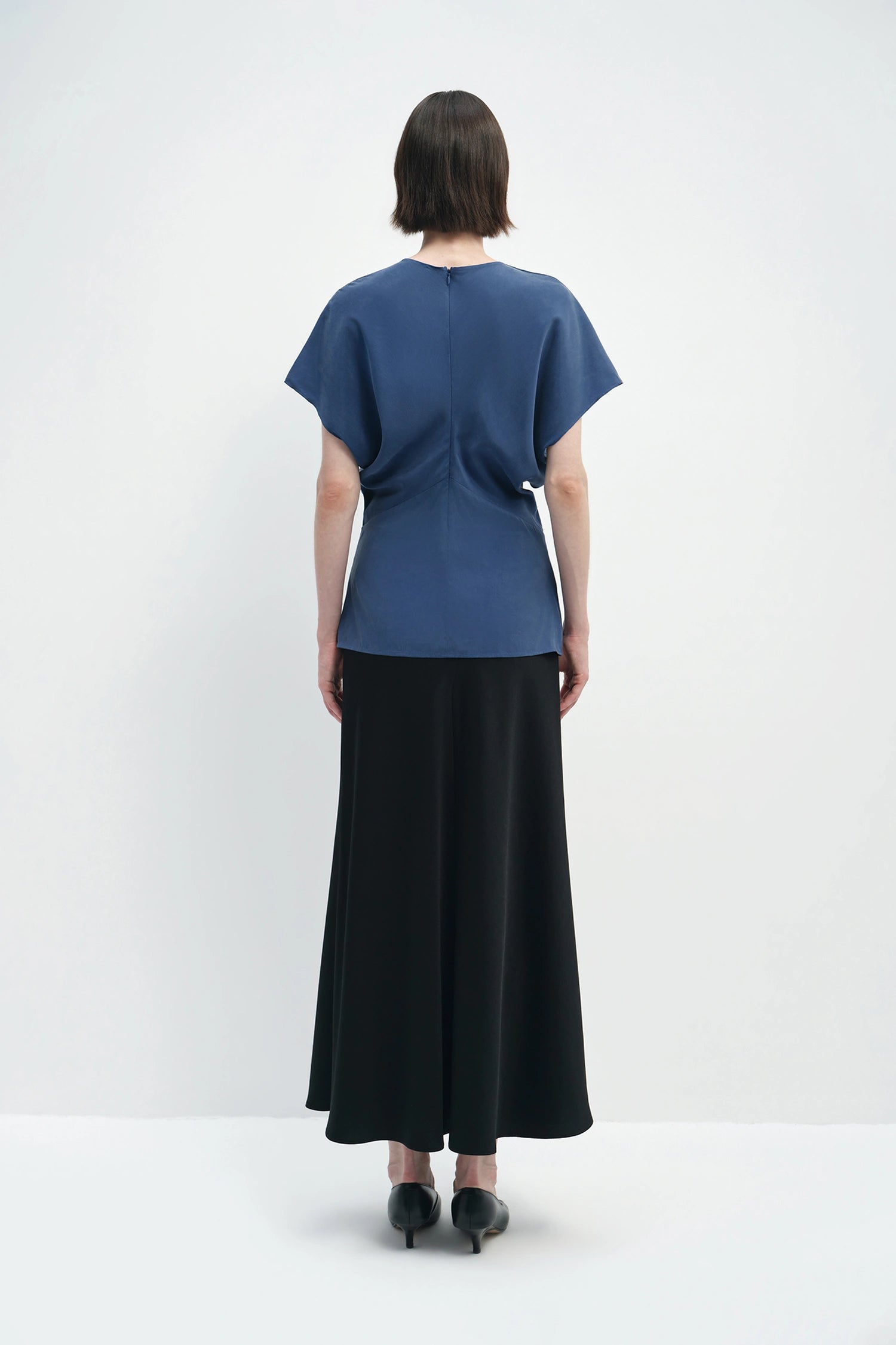 Mavi Slouch Waist Top Estate Blue