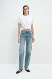 Aveline Twist Center Front Top White