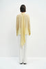 Celine Tie Neck Blouse Pale Yellow