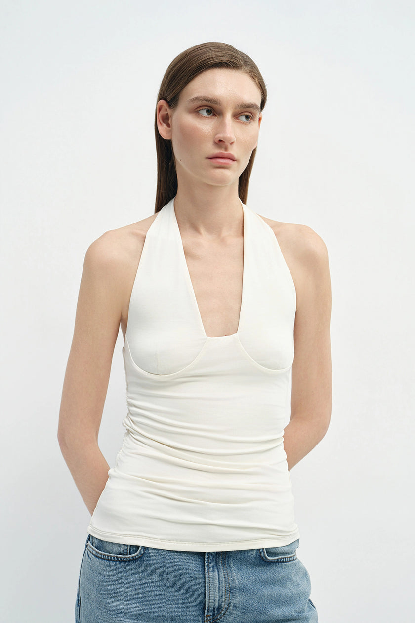 Émilou Halter Top White