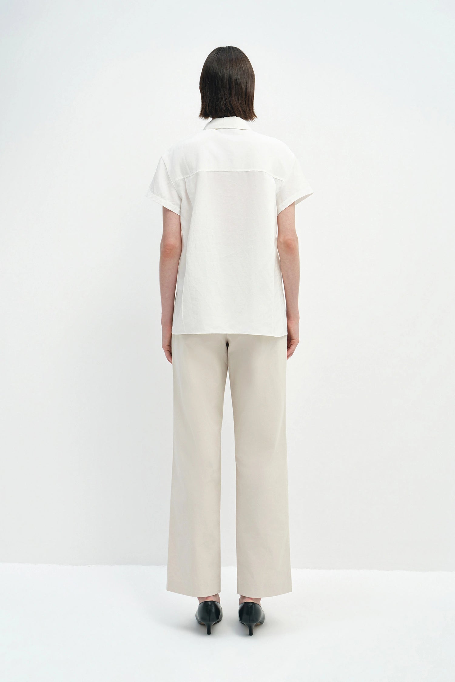 Ondine Short Sleeve Shirt White