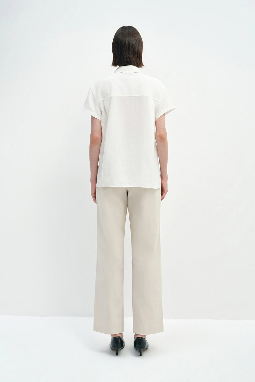 Ondine Short Sleeve Shirt White