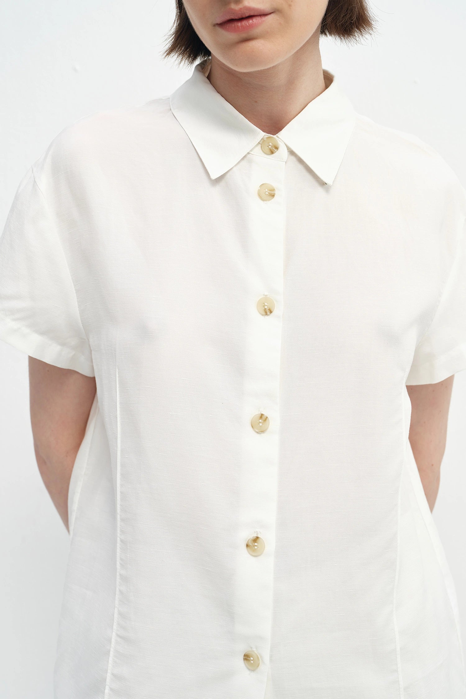 Ondine Short Sleeve Shirt White