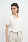 Ondine Short Sleeve Shirt White