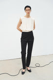Muse Draped Jersey Top Egret