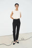 Muse Draped Jersey Top Egret