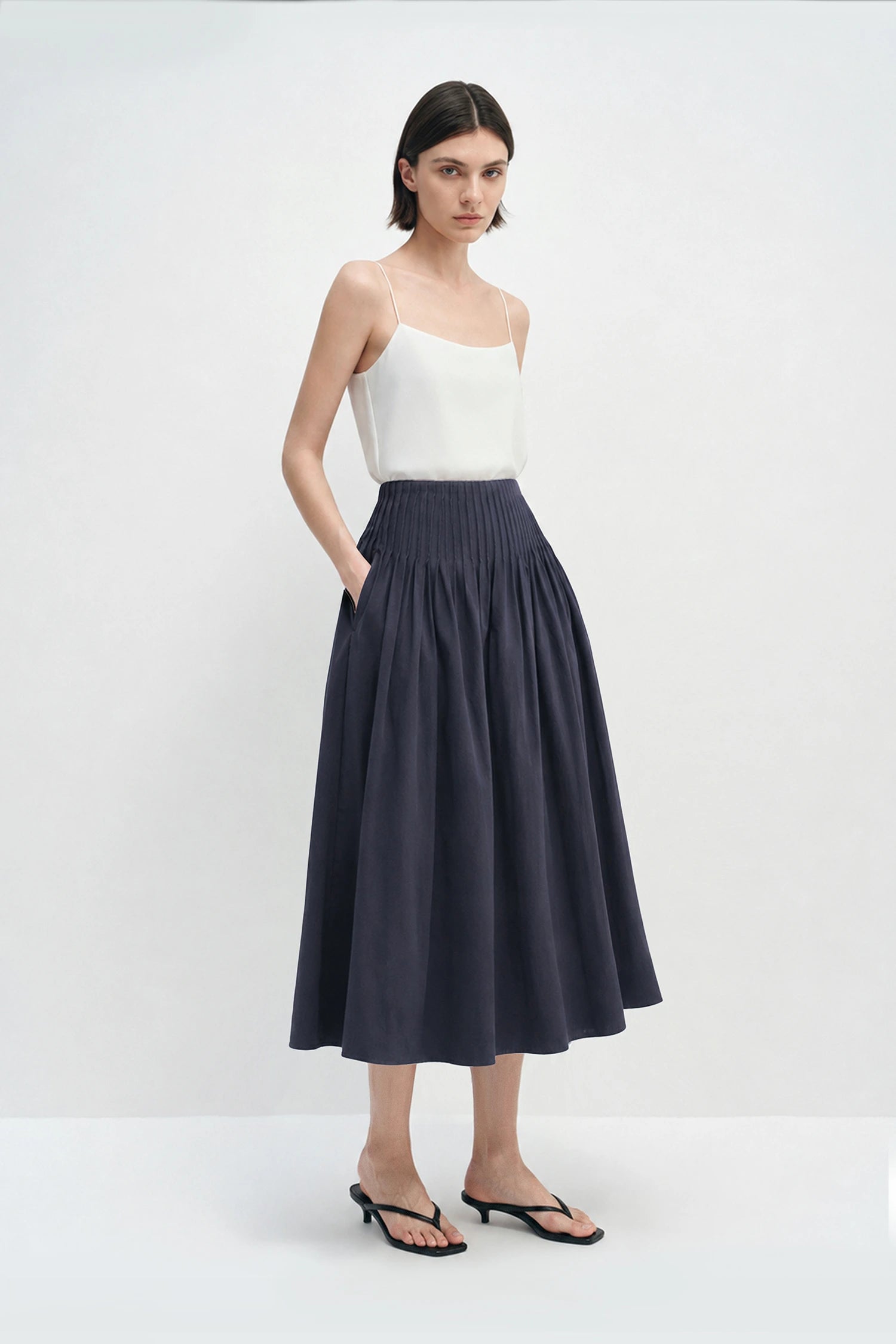Piquenique Pintuck Skirt