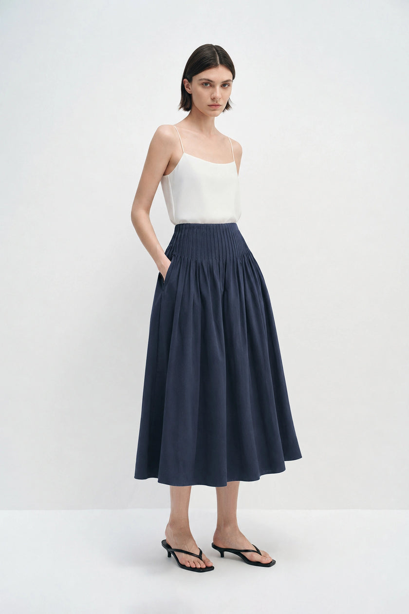 Piquenique Pintuck Skirt