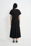 Panier Drawstring Waist Pleated Skirt