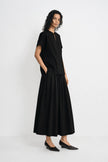 Panier Drawstring Waist Pleated Skirt