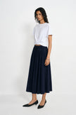 Panier Drawstring Waist Pleated Skirt