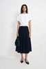 Panier Drawstring Waist Pleated Skirt