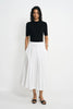 Panier Drawstring Waist Pleated Skirt