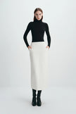 Juste Pencil Skirt White
