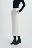 Juste Pencil Skirt White