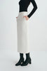 Juste Pencil Skirt White