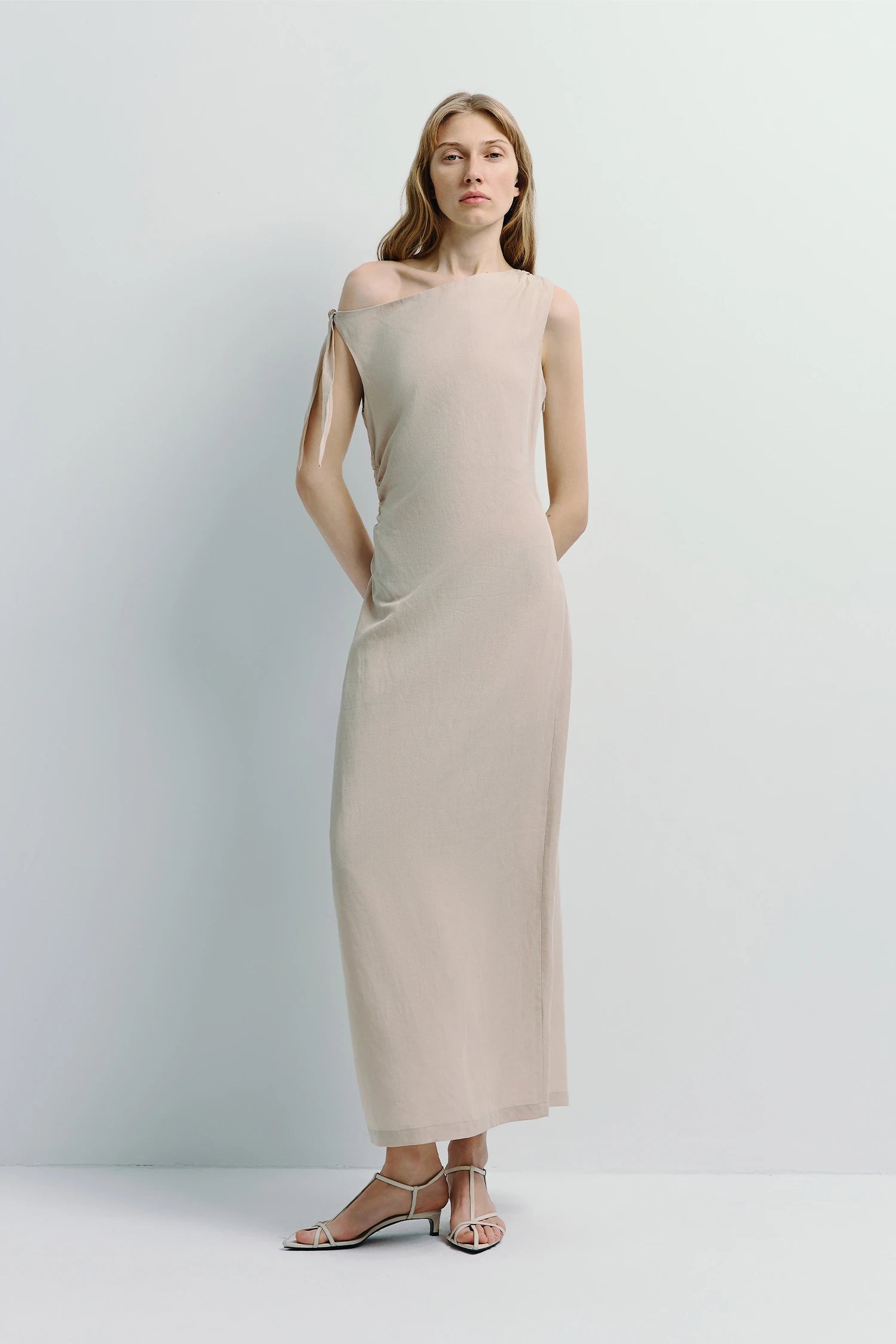 Papillon Tie Off Shoulder Dress