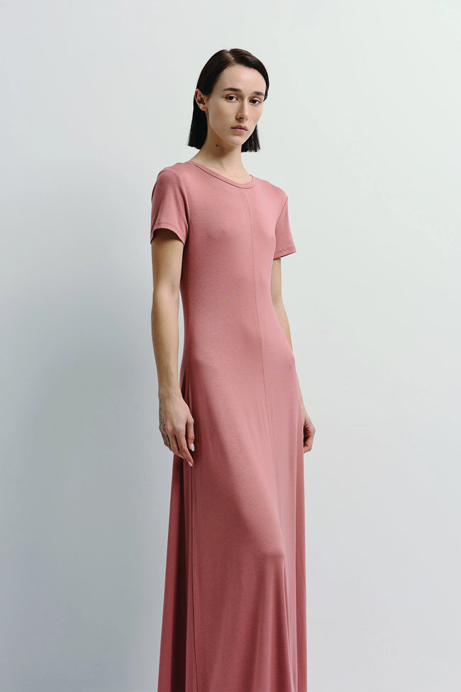 Toujour T-Shirt Maxi Dress Desert Rose