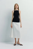Chantilly Square Neck Cami Top Black