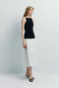 LChantilly Square Neck Cami Top Black