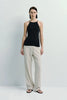 Chantilly Square Neck Cami Top Black