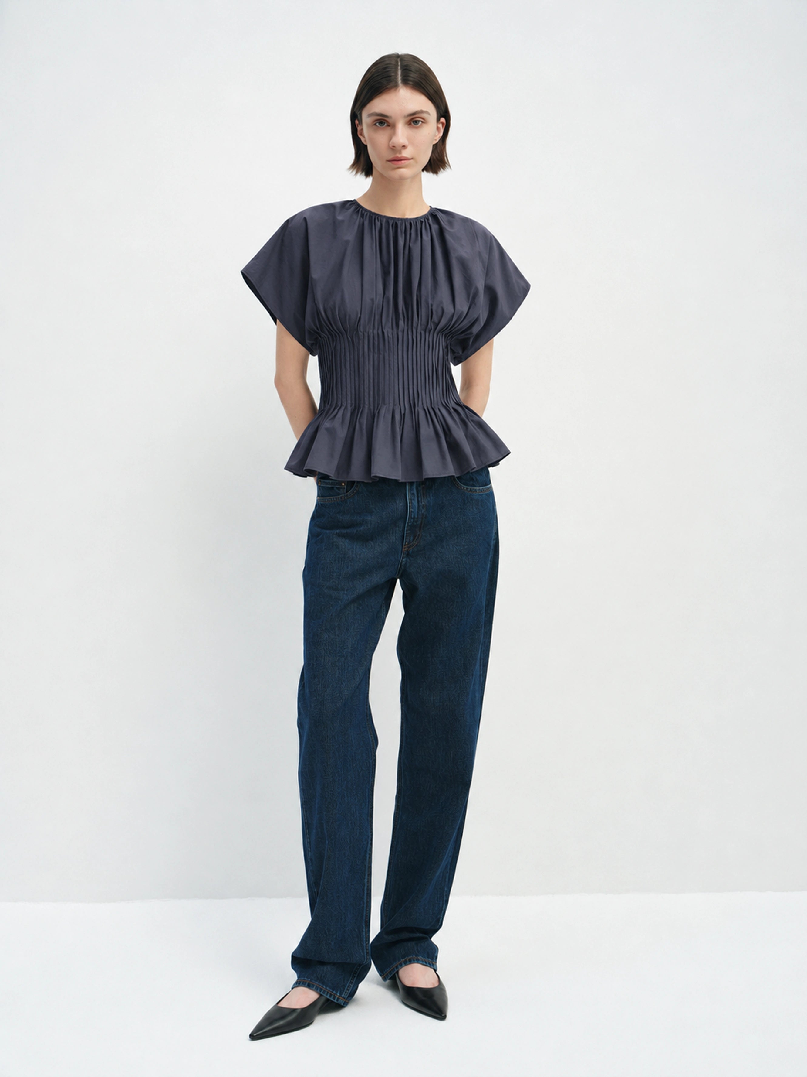 Piquenique Pintuck Shirt