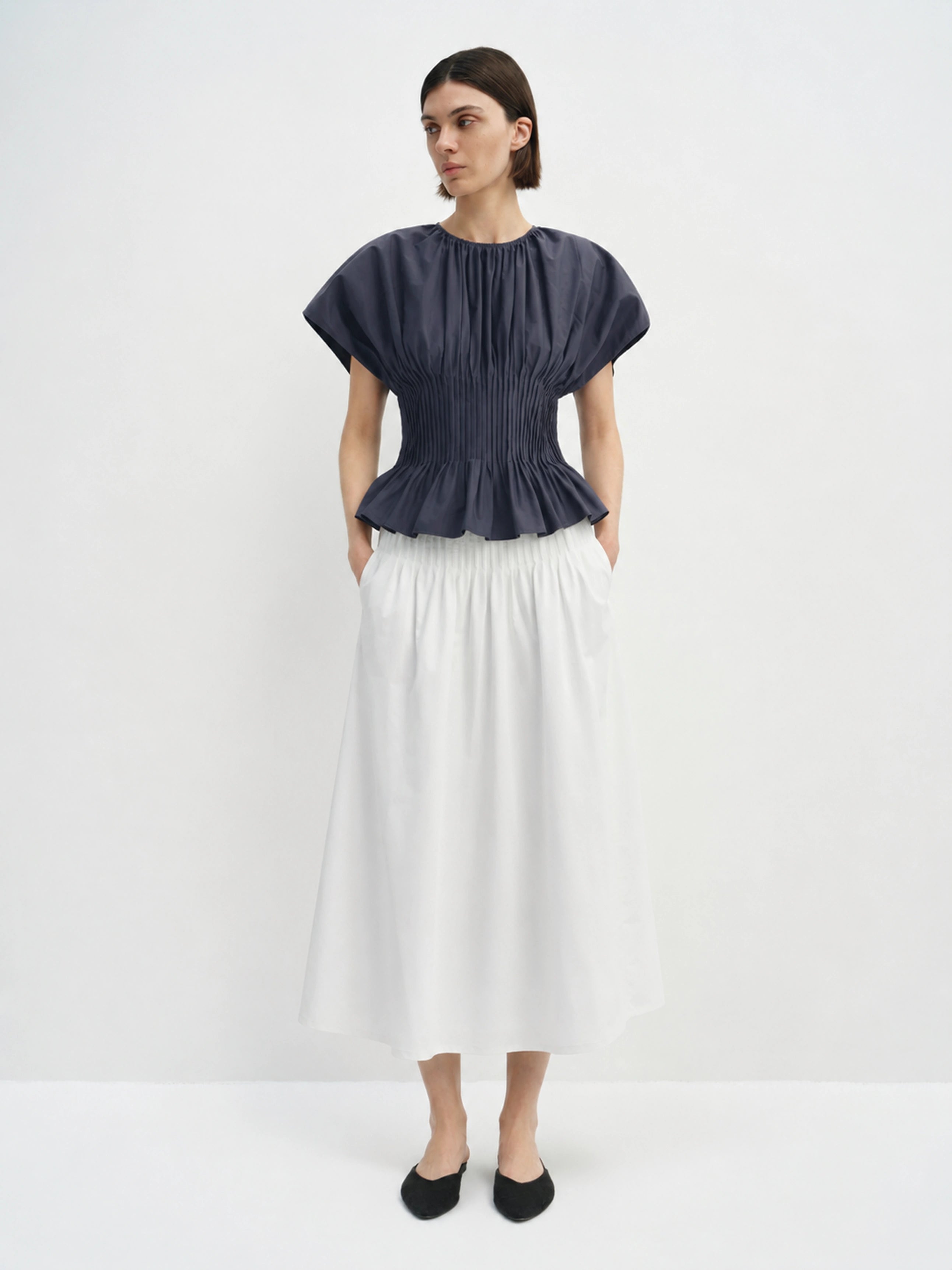 Piquenique Pintuck Shirt