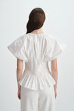 Piquenique Pintuck Shirt White