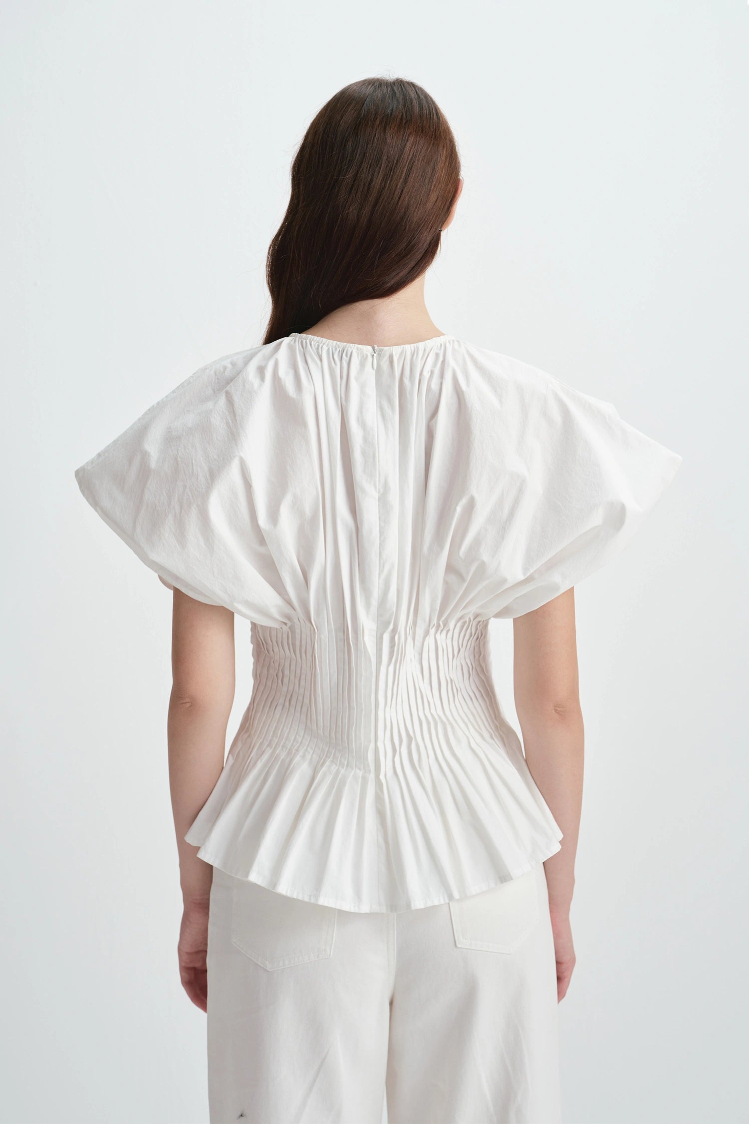 Piquenique Pintuck Shirt White
