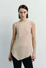 Agmes Handkerchief Hem Top Sand