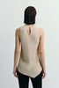 Agmes Handkerchief Hem Top Sand