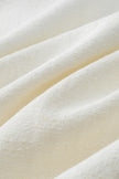 Carré High Square Neck Top White