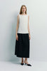 Carré High Square Neck Top White