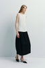 Carré High Square Neck Top White