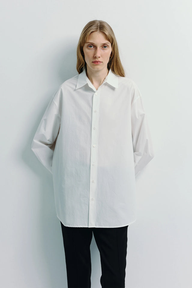 Quotidien Button Down Shirt - White 100% Cotton
