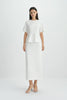 Soletta Pencil Skirt-Cloud