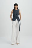 Noema Elastic Waisted Pant-Cloud