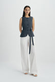 Noema Elastic Waisted Pant-Cloud