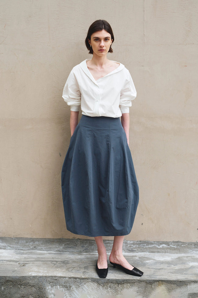 Viala Balloon Skirt-Slate