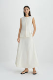 Luma Flare Skirt Egret