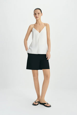 Astrielle Contrast Waistband Short Black