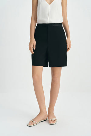 Astrielle Contrast Waistband Short Black