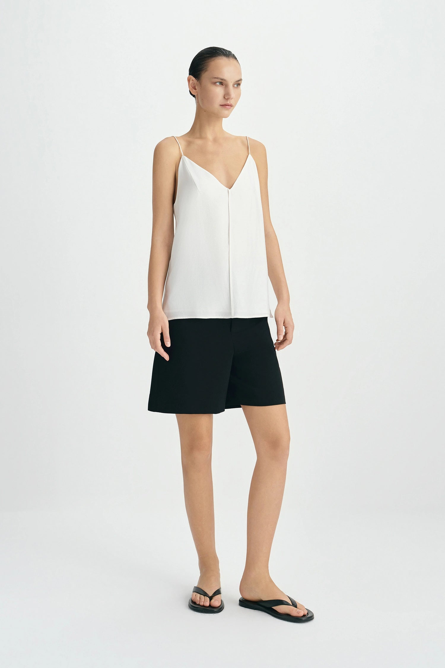 Astrielle Contrast Waistband Short Black